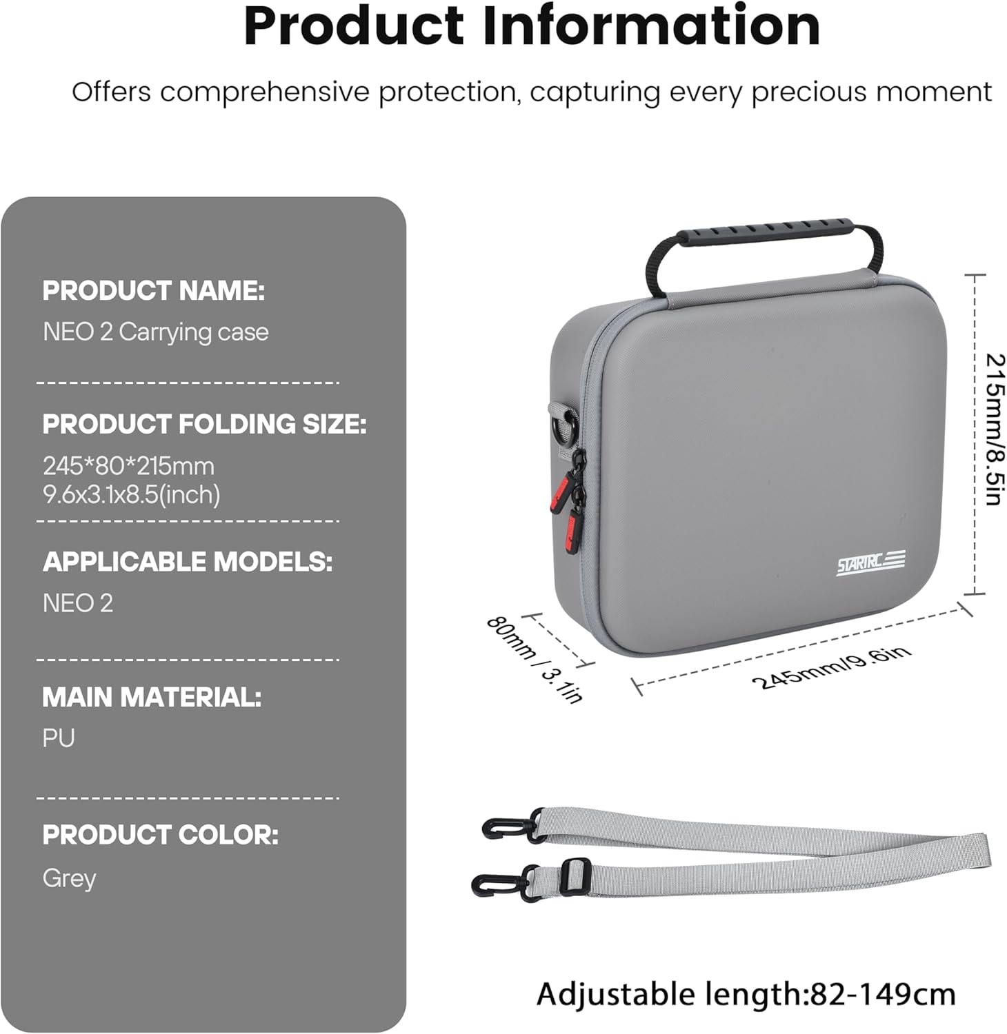 STARTRC Neo 2 draagbare PU-sch - Drone Battery Box recensie en prijs