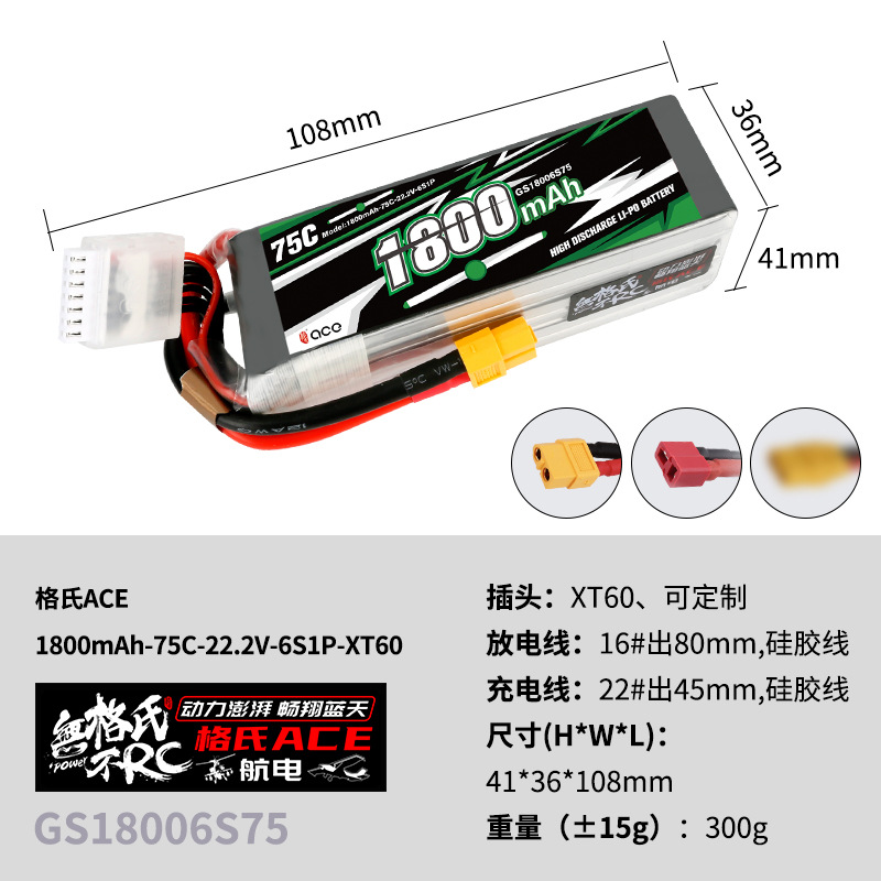 2 stuks Gens ACE 22.2V Lipo Ba - Drone Battery 6S recensie en prijs